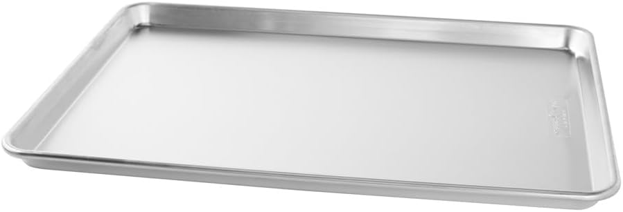 Nordic Ware Extra Large Baking Sheet, 21 x 15 inches, XL Big sheet pan Natural Uncoated Aluminum, Reinforced Steel Rim Prevents Warping, 1pk Big Sheet - Image 8